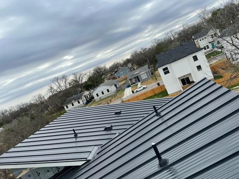 Standing seam metal roof panels with vents for Skylight Repair in Wauseon